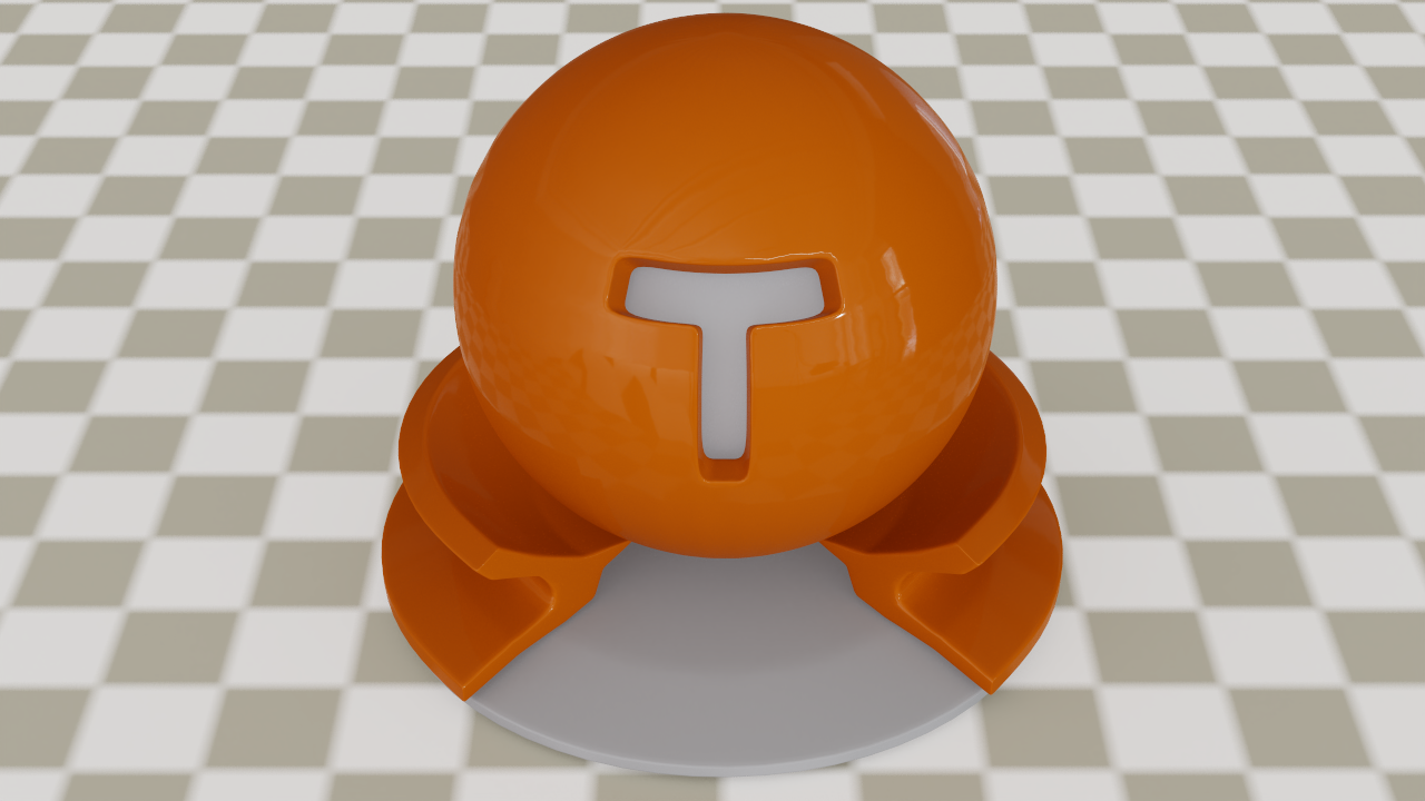 Mitsuba material-test scene rendered in Koji