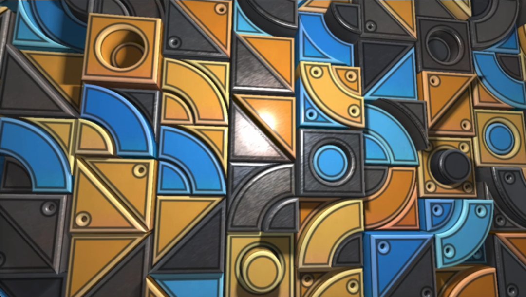 Extruded Bauhaus Truchet Pattern by Shane in TouchDesigner